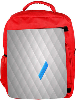 

Snoogg Eco Friendly Canvas Minimal Designer Backpack Rucksack School Travel Unisex Casual Canvas Bag Bookbag Satchel 5 L Backpack(Red)