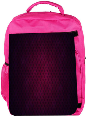 

Snoogg Eco Friendly Canvas Red Pattern Design Designer Backpack Rucksack School Travel Unisex Casual Canvas Bag Bookbag Satchel 5 L Backpack(Pink)