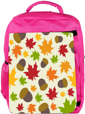 

Snoogg Eco Friendly Canvas Cherries Designer Backpack Rucksack School Travel Unisex Casual Canvas Bag Bookbag Satchel 5 L Backpack(Pink)