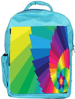 

Snoogg Eco Friendly Canvas Multicolor Star Designer Backpack Rucksack School Travel Unisex Casual Canvas Bag Bookbag Satchel 5 L Backpack(Blue)