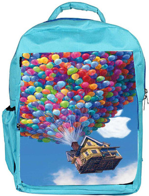 

Snoogg Eco Friendly Canvas Balloon House Backpack Rucksack School Travel Unisex Casual Canvas Bag Bookbag Satchel 5 L Backpack(Blue)