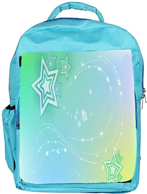 

Snoogg Eco Friendly Canvas Abstract Background Star Designer Backpack Rucksack School Travel Unisex Casual Canvas Bag Bookbag Satchel 5 L Backpack(Blue)
