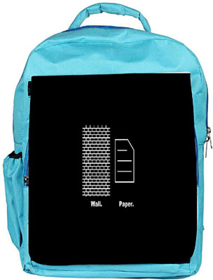 

Snoogg Eco Friendly Canvas Wallpaper Designer Backpack Rucksack School Travel Unisex Casual Canvas Bag Bookbag Satchel 5 L Backpack(Blue)