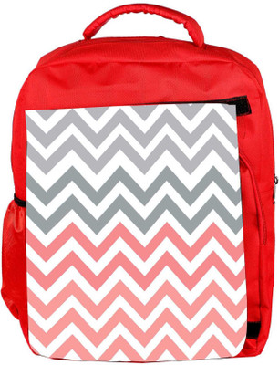 

Snoogg Eco Friendly Canvas Frequency Multicolour Soft Backpack Rucksack School Travel Unisex Casual Canvas Bag Bookbag Satchel 5 L Backpack(Red)