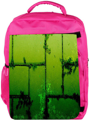 

Snoogg Eco Friendly Canvas Csscreme Walls Designer Backpack Rucksack School Travel Unisex Casual Canvas Bag Bookbag Satchel 5 L Backpack(Pink)