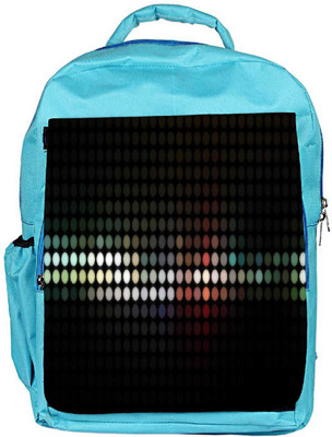 

Snoogg Eco Friendly Canvas Abstract Black Design Designer Backpack Rucksack School Travel Unisex Casual Canvas Bag Bookbag Satchel 5 L Backpack(Blue)