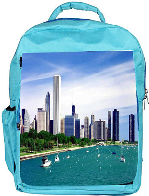 

Snoogg Eco Friendly Canvas Day City Designer Backpack Rucksack School Travel Unisex Casual Canvas Bag Bookbag Satchel 5 L Backpack(Blue)