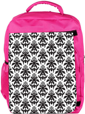 

Snoogg Eco Friendly Canvas Black Hanging Pattern Designer Backpack Rucksack School Travel Unisex Casual Canvas Bag Bookbag Satchel 5 L Backpack(Pink)