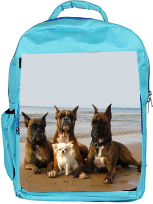 

Snoogg Eco Friendly Canvas Dog'S Make Friends Backpack Rucksack School Travel Unisex Casual Canvas Bag Bookbag Satchel 5 L Backpack(Blue)