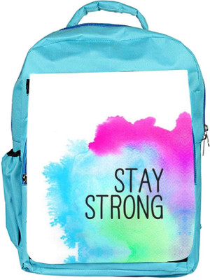 

Snoogg Eco Friendly Canvas Stay Strong Backpack Rucksack School Travel Unisex Casual Canvas Bag Bookbag Satchel 5 L Backpack(Blue)