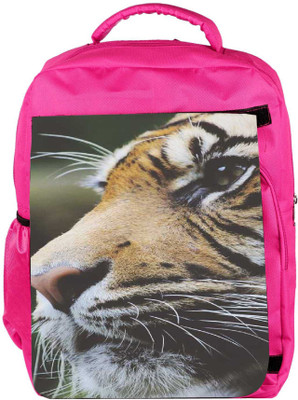 

Snoogg Eco Friendly Canvas Tiger Backpack Rucksack School Travel Unisex Casual Canvas Bag Bookbag Satchel 5 L Backpack(Pink)