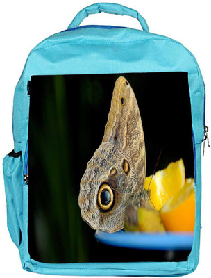

Snoogg Eco Friendly Canvas Butterfly In Yellow Lemon Designer Backpack Rucksack School Travel Unisex Casual Canvas Bag Bookbag Satchel 5 L Backpack(Blue)
