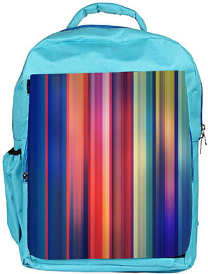 

Snoogg Eco Friendly Canvas Horizontal Multicolor Design Designer Backpack Rucksack School Travel Unisex Casual Canvas Bag Bookbag Satchel 5 L Backpack(Blue)