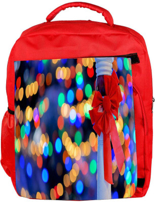 

Snoogg Eco Friendly Canvas Red Ribbon On A Pole Designer Backpack Rucksack School Travel Unisex Casual Canvas Bag Bookbag Satchel 5 L Backpack(Red)