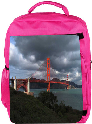 

Snoogg Eco Friendly Canvas Red Big Sealing Designer Backpack Rucksack School Travel Unisex Casual Canvas Bag Bookbag Satchel 5 L Backpack(Pink)