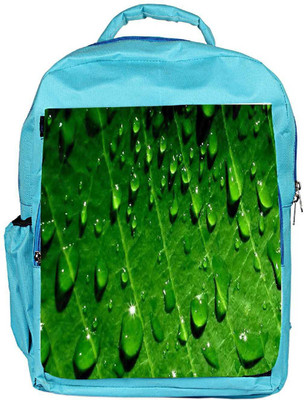 

Snoogg Eco Friendly Canvas Dew Drops Backpack Rucksack School Travel Unisex Casual Canvas Bag Bookbag Satchel 5 L Backpack(Blue)