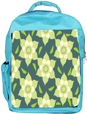 

Snoogg Eco Friendly Canvas Yellow Floral Designer Backpack Rucksack School Travel Unisex Casual Canvas Bag Bookbag Satchel 5 L Backpack(Blue)