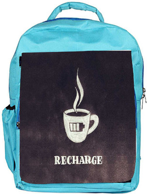 

Snoogg Eco Friendly Canvas Recharge Backpack Rucksack School Travel Unisex Casual Canvas Bag Bookbag Satchel 5 L Backpack(Blue)