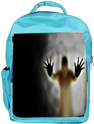 

Snoogg Eco Friendly Canvas Dark Scary Designer Backpack Rucksack School Travel Unisex Casual Canvas Bag Bookbag Satchel 5 L Backpack(Blue)