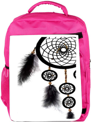 

Snoogg Eco Friendly Canvas Dream Catcher Backpack Rucksack School Travel Unisex Casual Canvas Bag Bookbag Satchel 5 L Backpack(Pink)