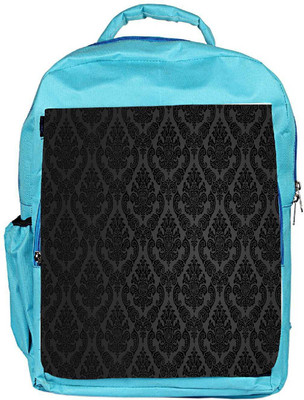 

Snoogg Eco Friendly Canvas Patterns Damask Designer Backpack Rucksack School Travel Unisex Casual Canvas Bag Bookbag Satchel 5 L Backpack(Blue)