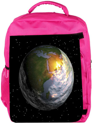 

Snoogg Eco Friendly Canvas Earth Backpack Rucksack School Travel Unisex Casual Canvas Bag Bookbag Satchel 5 L Backpack(Pink)