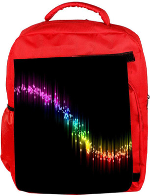 

Snoogg Eco Friendly Canvas Multicolor Sparkling Small Spots Designer Backpack Rucksack School Travel Unisex Casual Canvas Bag Bookbag Satchel 5 L Backpack(Red)