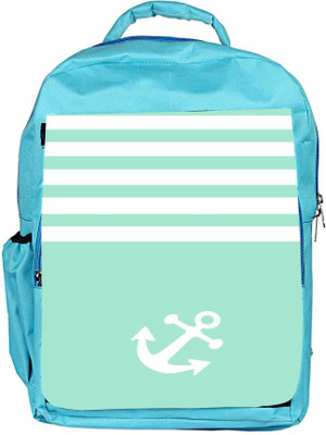 

Snoogg Eco Friendly Canvas Easy Anchor Backpack Rucksack School Travel Unisex Casual Canvas Bag Bookbag Satchel 5 L Backpack(Blue)