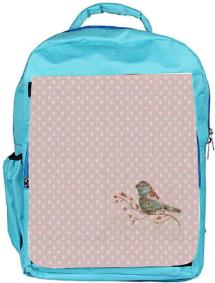 

Snoogg Eco Friendly Canvas Bird Grunge Backpack Rucksack School Travel Unisex Casual Canvas Bag Bookbag Satchel 5 L Backpack(Blue)