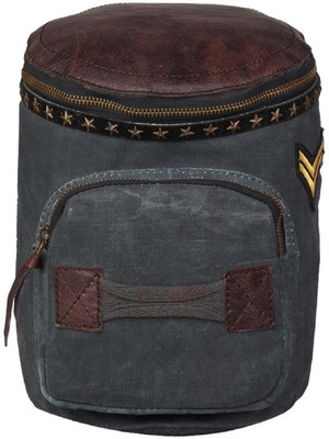 

Mona B Crew Backpack Up-Cycled Canvas 20.5 L Backpack(Multicolor)