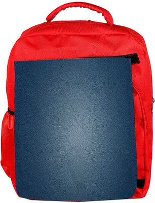 

Snoogg Eco Friendly Canvas Abstract Blue Pattern Design Designer Backpack Rucksack School Travel Unisex Casual Canvas Bag Bookbag Satchel 5 L Backpack(Red)