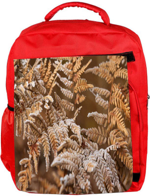 

Snoogg Eco Friendly Canvas Branches And Cherries Designer Backpack Rucksack School Travel Unisex Casual Canvas Bag Bookbag Satchel 5 L Backpack(Red)