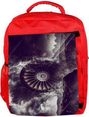 

Snoogg Eco Friendly Canvas Propeller 18809 2922 Backpack Rucksack School Travel Unisex Casual Canvas Bag Bookbag Satchel 5 L Backpack(Red)