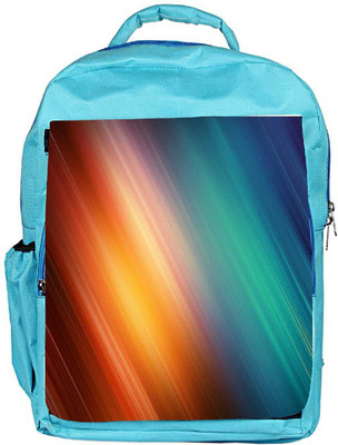 

Snoogg Eco Friendly Canvas Aurora Abstract Designer Backpack Rucksack School Travel Unisex Casual Canvas Bag Bookbag Satchel 5 L Backpack(Blue)