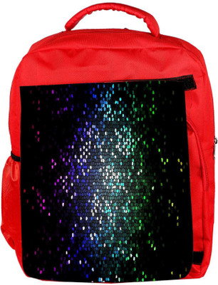 

Snoogg Eco Friendly Canvas Multicolor Honey Bee Pattern Designer Backpack Rucksack School Travel Unisex Casual Canvas Bag Bookbag Satchel 5 L Backpack(Red)
