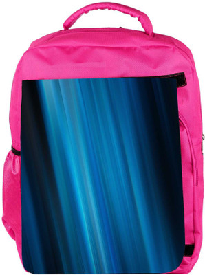 

Snoogg Eco Friendly Canvas Cool Blue Light Designer Backpack Rucksack School Travel Unisex Casual Canvas Bag Bookbag Satchel 5 L Backpack(Pink)