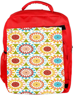 

Snoogg Eco Friendly Canvas Motif Design Green Backpack Rucksack School Travel Unisex Casual Canvas Bag Bookbag Satchel 5 L Backpack(Red)