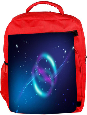 

Snoogg Eco Friendly Canvas Sparkling Circles Designer Backpack Rucksack School Travel Unisex Casual Canvas Bag Bookbag Satchel 5 L Backpack(Red)