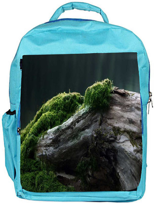 

Snoogg Eco Friendly Canvas Broken Big Tree Designer Backpack Rucksack School Travel Unisex Casual Canvas Bag Bookbag Satchel 5 L Backpack(Blue)