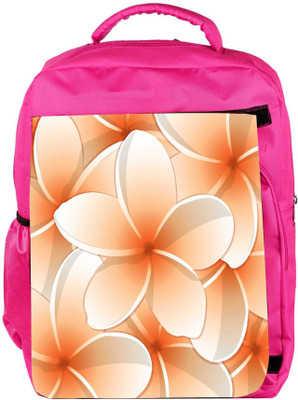 

Snoogg Eco Friendly Canvas All Purpose Bright Frangipani Card In Vector Format Backpack Rucksack School Travel Unisex Casual Canvas Bag Bookbag Satchel 5 L Backpack(Pink)