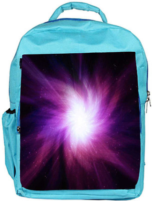 

Snoogg Eco Friendly Canvas Galaxy Cyclone Designer Backpack Rucksack School Travel Unisex Casual Canvas Bag Bookbag Satchel 5 L Backpack(Blue)