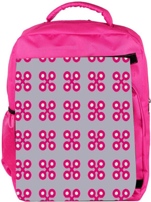 

Snoogg Eco Friendly Canvas Pink Pattern Designer Backpack Rucksack School Travel Unisex Casual Canvas Bag Bookbag Satchel 5 L Backpack(Pink)