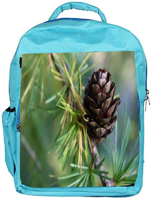

Snoogg Eco Friendly Canvas Wooden Flower Designer Backpack Rucksack School Travel Unisex Casual Canvas Bag Bookbag Satchel 5 L Backpack(Blue)