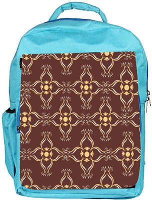 

Snoogg Eco Friendly Canvas Brown Pattern Designer Backpack Rucksack School Travel Unisex Casual Canvas Bag Bookbag Satchel 5 L Backpack(Blue)