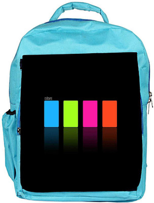 

Snoogg Eco Friendly Canvas Colours Designer Backpack Rucksack School Travel Unisex Casual Canvas Bag Bookbag Satchel 5 L Backpack(Blue)