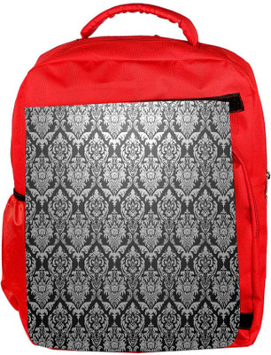 

Snoogg Eco Friendly Canvas Abstract Grey Pattern 1 Designer Backpack Rucksack School Travel Unisex Casual Canvas Bag Bookbag Satchel 5 L Backpack(Red)