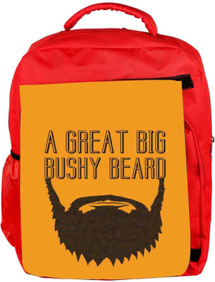

Snoogg Eco Friendly Canvas Great Big Bushy 2775 Backpack Rucksack School Travel Unisex Casual Canvas Bag Bookbag Satchel 5 L Backpack(Red)