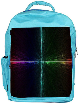 

Snoogg Eco Friendly Canvas Electric Colors Abstract Designer Backpack Rucksack School Travel Unisex Casual Canvas Bag Bookbag Satchel 5 L Backpack(Blue)