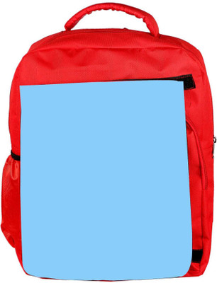 

Snoogg Eco Friendly Canvas Plain Blue Designer Backpack Rucksack School Travel Unisex Casual Canvas Bag Bookbag Satchel 5 L Backpack(Red)