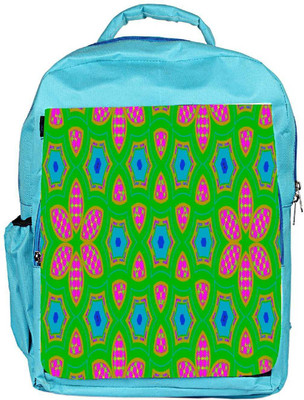 

Snoogg Eco Friendly Canvas Geometrical Pattern Designer Backpack Rucksack School Travel Unisex Casual Canvas Bag Bookbag Satchel 5 L Backpack(Blue)